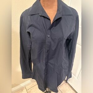 Calvin Klein Men's Dark Blue Shirt Jacket